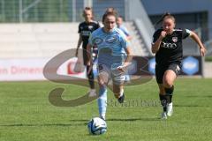 2. Fußball-Liga - Frauen - Saison 2023/2024 - FC Ingolstadt 04 - SG 99 Andernach - Vanessa Zilligen (Nr.15 - Andernach) - Leonie Heim (Nr.9 - FCI Frauen) - Foto: Meyer Jürgen