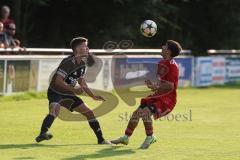 Kreispokal - Saison 2025/26- SV Eitensheim- TSV Gaimersheim  - Marcus Keilwerth (Nr.13 - TSV Gaimersheim) - Ali Ata rot Eitensheim - Foto: Meyer Jürgen