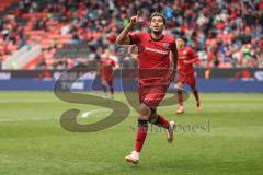 3. Liga; FC Ingolstadt 04 - SV Waldhof Mannheim; Yann Sturm (7, FCI) Tor Jubel Treffer 5:1, drittes Tor