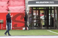 Relegation 1 - FC Ingolstadt 04 - VfL Osnabrück - Relegation, Cheftrainer Tomas Oral (FCI) fokussiert und zuversichtlich