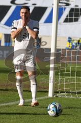 2024_1_27 - 3. Liga - Saison 2023/24 - 1. FC Saarbrücken - FC Ingolstadt 04 - - Pascal Testroet (Nr.37 - FC Ingolstadt 04) - Foto: Meyer Jürgen