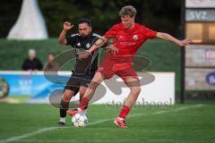 Kreisliga - Saison 2026/27- SV Zuchering - Türkisch SV Ingolstadt - Muhammed Karaca schwarz Türkisch - Laurenz Klein rot Zuchering - Foto: Meyer Jürgen