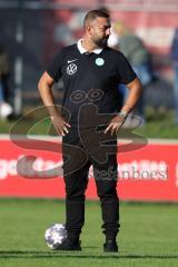 Totopokal- Saison 2023/2024 - SV Manching  - VFB Eichstätt - Cheftrainer Serkan Demir (SV Manching) - Foto: Meyer Jürgen