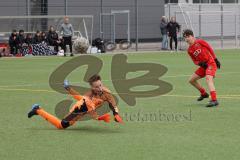 U 14 (C-Jun.) Förderliga BuLi/NLZ -  Saison 2021/2022 - FC Ingolstadt 04 - FC Bayern München - Thomas Sadler rot FCI - Foto: Meyer Jürgen