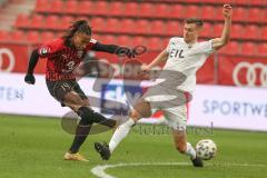 3. Fußball-Liga - Saison 2020/2021 - FC Ingolstadt 04 - FC Viktoria Köln - Ganiggia Ginola Elva (#14,FCI)  - Foto: Meyer Jürgen