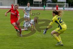 DFB Pokal Frauen Runde 1- Saison 2020/2021 - FC Ingolstadt 04 - SG99 Andernach - Ebert Lisa (#10 FCI) - Brückel Zoe weiss Andernacht - Van der Laan Torwart Andernacht - Foto: Meyer Jürgen