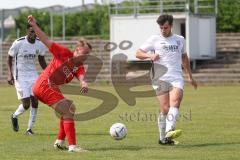 Bayernliga Nord - Saison 2023/24 - FC Ingolstadt 04 II - TSV Abtswind - Fabio Riedl (Nr.24 - FCI) - Tuda Jayson weiss Abtswind - Groß Fabio weiss #14 Abtswind - Foto: Meyer Jürgen