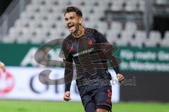 3. Liga; TSV Havelse - FC Ingolstadt 04; Tor Jubel Treffer Ausgleich Fredrik Carlsen (8, FCI)