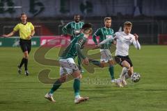 3. Liga - VfB Lübeck - FC Ingolstadt 04 - Dennis Eckert Ayensa (7, FCI) Deichmann Yannick (10 Lübeck)