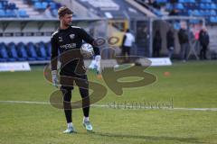 3. Liga; SV Waldhof Mannheim - FC Ingolstadt 04; Torwart Maurice Dehler (46, FCI) vor dem Spiel