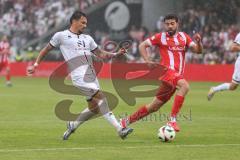 3. Liga; Energie Cottbus - FC Ingolstadt 04; Pascal Testroet (37, FCI) Vorlage für Deniz Zeitler (38, FCI)