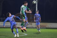 Landesliga - Saison 2025/26 - SV Manching - FV Illertissen II - Dzenis Seferovic (Nr.6 - SV Manching) - Kasumaj Altin blau Illertissen  - Foto: Meyer Jürgen