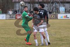 Bezirksliga - Saison 2024/25 - FC Gerolfing - FC Fatih Ingolstadt - Christian Träsch (Nr.3 - FC Gerolfing) - Ugur Genc (Nr.77 - FC Fatih) - Umut Yürükal (Nr.7 - FC Fatih) - Foto: Meyer Jürgen
