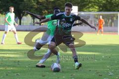 Bezirksliga - Saison 2025/26 - FC Fatih Ingolstadt - TSV Gaimersheim - Nico von Swiontek Brzezinski (Nr.17 - TSV Gaimersheim) - Boubacarr Saho grün Fatih - Foto: Meyer Jürgen