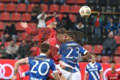 3. Liga - Saison 2025/26 - FC Ingolstadt 04 - Energie Cottbus - Georgios Antzoulas (Nr.6 - FCI) - Simon Lorenz (Nr.32 - FCI) - Foto: Meyer Jürgen