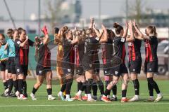 2. Bundesliga Frauen - Saison 2024/25 - FC Ingolstadt 04 Frauen - SC Sand - Abklatschen vor dem Spiel - XXXXX - Foto: Meyer Jürgen