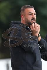 Bezirksliga - Saison 2023/2024 - SV Manching  - VFB Eichstätt II - Cheftrainer Serkan Demir (SV Manching) - ärgert sich - enttäuscht - Foto: Meyer Jürgen