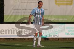 Kreisliga - Saison 2025/26- SV Kasing - FC Sandersdorf -  Der 0:1 Führungstreffer durch Thomas Kuttenberger blau Sandersdorf - jubel - - XXXXX - Foto: Meyer Jürgen