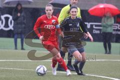 Bayernliga - Frauen - Saison 2022/2023 - FC Ingolstadt 04 II - - TSV Schwaben Augsburg - Julia Heine
 rot FCI - Barbara Rauch schwarz Augsburg - Foto: Meyer Jürgen