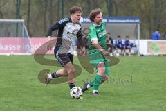 Bezirksliga - Saison 2025/26 - TSV Ober./Unterhaunstadt - FC Gerolfing - Phillipp Haunschild (Nr.12 - FC Gerolfing) - Fabio Udella grau Ober./Unterhaunstadt - Foto: Meyer Jürgen