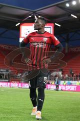 3.Liga - Saison 2022/2023 - FC Ingolstadt 04 -  MSV Duisburg - Hans Nunoo Sarpei (Nr.14 - FCI) - nach dem Spiel - Foto: Meyer Jürgen