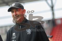3. Liga; FC Ingolstadt 04 - Rot-Weiss Essen; vor dem Spiel CheftrainerAchim Beierlorzer