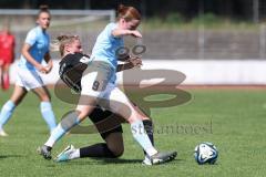 2. Fußball-Liga - Frauen - Saison 2023/2024 - FC Ingolstadt 04 - SG 99 Andernach - Leonie Stöhr (Nr.9 - Andernach) - Lisa Ebert (Nr.10 - FCI Frauen) - Foto: Meyer Jürgen