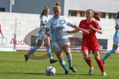 2. Frauen-Bundesliga - Saison 2021/2022 - FC Ingolstadt 04 - Bor. Bocholt - Reischmann Stefanie (#21 FCI) - Schwanecamp Jana blau Bocholt - Foto: Meyer Jürgen