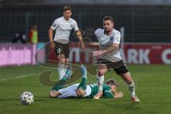 3. Liga - VfB Lübeck - FC Ingolstadt 04 - Marc Stendera (10, FCI) Hertner Sebastian (3 Lübeck)