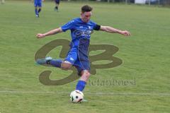 Kreisklasse - Saison 2024/25- TSV Großmehring - FC Geisenfeld - Johannes Brunnhuber blau Großmehring - XXXXX - Foto: Meyer Jürgen