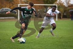 Bezirksliga - Saison 2026/27 - TSV Gaimersheim - FC Türk Sport Garching - Baldwin Wilson weiss Garching - Marcus Keilwerth schwarz Gaimersheim -  Foto: Meyer Jürgen