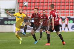 Relegation 1 - FC Ingolstadt 04 - VfL Osnabrück - Heider Marc (20 VfL) Filip Bilbija (35, FCI) Stefan Kutschke (30, FCI)