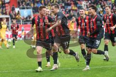3. Liga; FC Ingolstadt 04 - Dynamo Dresden; Tor Jubel Treffer Max Besuschkow (17, FCI) Freistoß 1:0, Deniz Zeitler (38, FCI) Simon Lorenz (32, FCI) Felix Keidel (43, FCI) Sebastian Grönning (11, FCI) Mladen Cvjetinovic (19, FCI) David Kopacz (29, FCI)