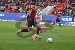 3.Liga - Saison 2022/2023 - FC Ingolstadt 04 -  - FC Freiburg II - Denis Linsenmayer (Nr.23 - FCI) - - Foto: Meyer Jürgen