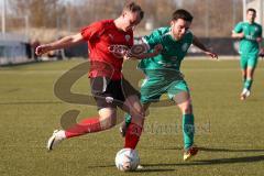 Bayernliga Nord - Saison 2023/24 - FC Ingolstadt 04 II - TSV Neudrossenfeld - Fabio Riedl (Nr.24 - FCI) - Seiter Mikel grün Neudrossenfeld - Foto: Meyer Jürgen