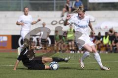 2. Fußball-Liga - Frauen - Saison 2023/2024 - FC Ingolstadt 04 - SV Meppen - Reininger Pija (Nr.21 - FCI Frauen) - Schulte Sahrah weiss Meppen - Foto: Meyer Jürgen