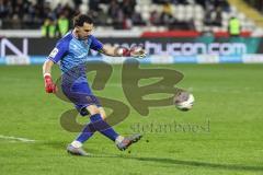 3. Liga; SSV Ulm - FC Ingolstadt 04; Torwart Kai Eisele (25, FCI)