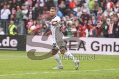 3. Liga; Energie Cottbus - FC Ingolstadt 04; Tor Jubel Treffer Yannick Deichmann (20, FCI) 1:2