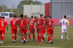 Bayernliga Süd - Saison 2022/2023 - FC Ingolstadt 04 -  VFR Garching - Der 1:0 Führungstreffer durch Götzendorfer Mario (Nr.23 - Fc Ingolstadt 04 II) per Elfmeter - Jubel - Gashi Egson (Nr.9 - Fc Ingolstadt 04 II) -  - Foto: Meyer Jürgen