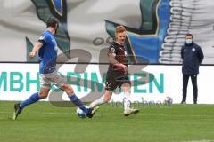 2.BL; Hansa Rostock - FC Ingolstadt 04; Christian Gebauer (22, FCI) Roßbach Damian (4 HR)