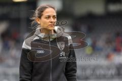 3. Liga; SV Sandhausen - FC Ingolstadt 04; vor dem Spiel Cheftrainerin Sabrina Wittmann (FCI)