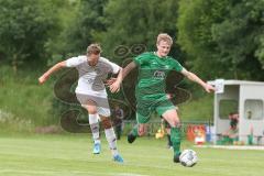 BZL Oberbayern Nord - Testspiel - TSV Aiglsbach - SV Manching - Rainer Meisinger grün Manching - Foto: Jürgen Meyer