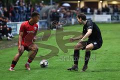 Toto Pokal; FC Sportfreunde Schwaig - FC Ingolstadt 04; Marcel Costly (22, FCI) Zweikampf Kampf um den Ball