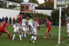 Kreisklasse - Saison 2023/2024 -SV Stammham - TSV Kösching - Johannes Altmann rot Kösching #17 - -  Manuel Kern Torwart Stammham - - Foto: Meyer Jürgen