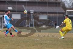 Bezirksliga - Saison 2024/25- TSV Gaimersheim - FC Aschheim - Thomas Schreiner (Nr.27 - TSV Gaimersheim) - mit einer 100%igen Torchance - vergibt aber - enttäuscht-ärgert sich - Alessandro Contento weiss Aschheim - Pascal Jakob Torwart Aschheim - Foto: Me