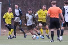 Freundschaftsspiel - Saison 2025/26 - TSV Ober./Unterhaunstadt -  TSV Neustadt  - Muris Avdic gelb Neustadt - Dogan Tiryaki grau Oberh.stadt - Foto: Meyer Jürgen