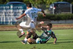 Bezirksliga - Saison 2026/27- TSV Gaimersheim - FC Gerolfing - Ugur Genc (Nr.10 - FC Gerolfing) - Mykyta Sapunov (Nr.4 - TSV Gaimersheim) - Foto: Meyer Jürgen
