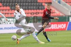 3. Liga - Fußball - FC Ingolstadt 04 - SV Meppen - Filip Bilbija (35, FCI) Al-Hazaimeh Jeron (25  Meppen)