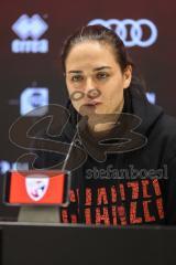 3. Liga; FC Ingolstadt 04 - SV Sandhausen; Interview Pressekonferenz Cheftrainerin Sabrina Wittmann (FCI)