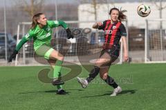 2. Bundesliga Frauen - Saison 2024/25 - FC Ingolstadt 04 Frauen - SC Sand - Stefanie Reischmann (Nr.24 - FCI Frauen) - Baum Jule Torwart Sand - Foto: Meyer Jürgen